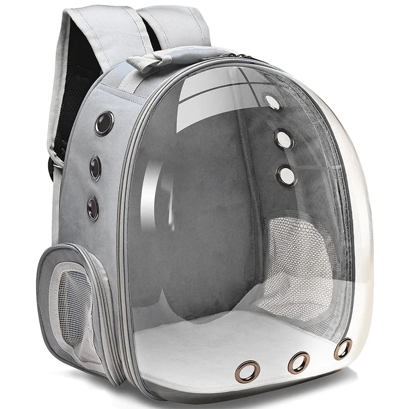 Transparent cat carrier backpack