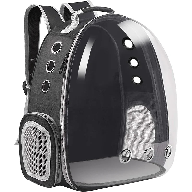 Transparent cat carrier backpack