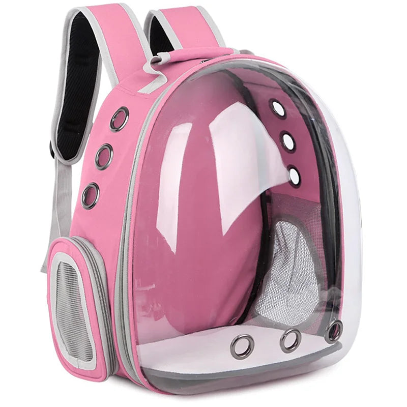 Transparent cat carrier backpack